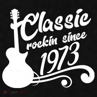50th Birthday Classic Rockin Since 1973 Ladies PosiCharge Tri-Blend Wicking Tank