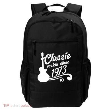 50th Birthday Classic Rockin Since 1973 Backpack