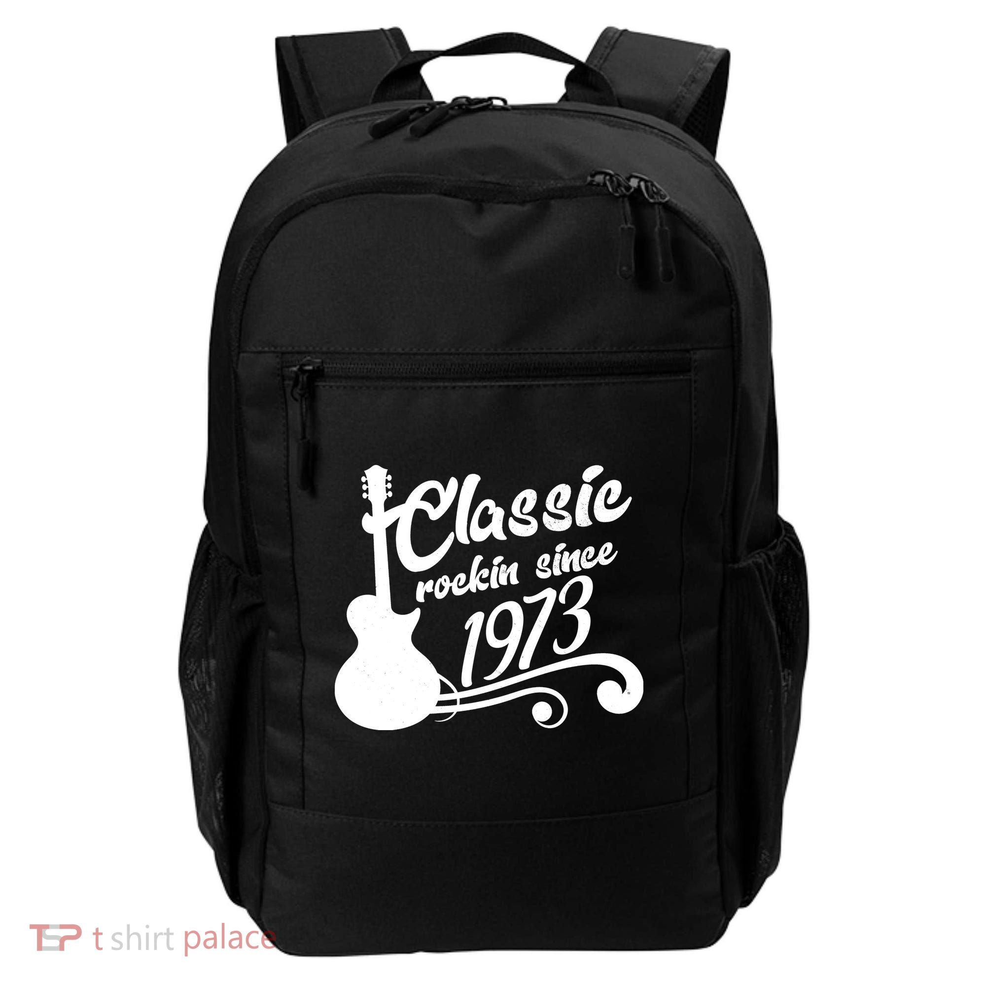 50th Birthday Classic Rockin Since 1973 Backpack