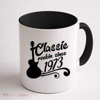 50th Birthday Classic Rockin Since 1973 Coffee Mug thumb 1