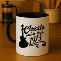 50th Birthday Classic Rockin Since 1973 Coffee Mug thumb 4