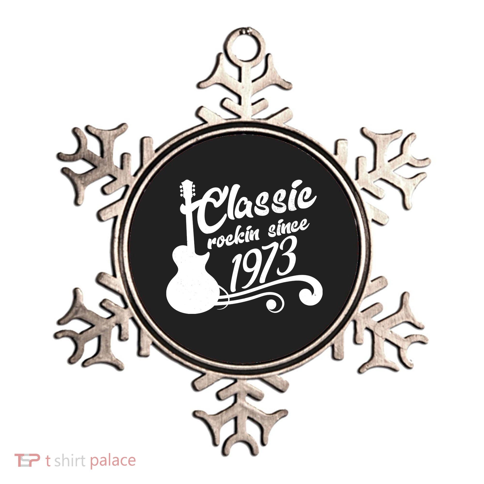 50th Birthday Classic Rockin Since 1973 Ornament