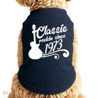 50th Birthday Classic Rockin Since 1973 Doggie Tank thumb 0