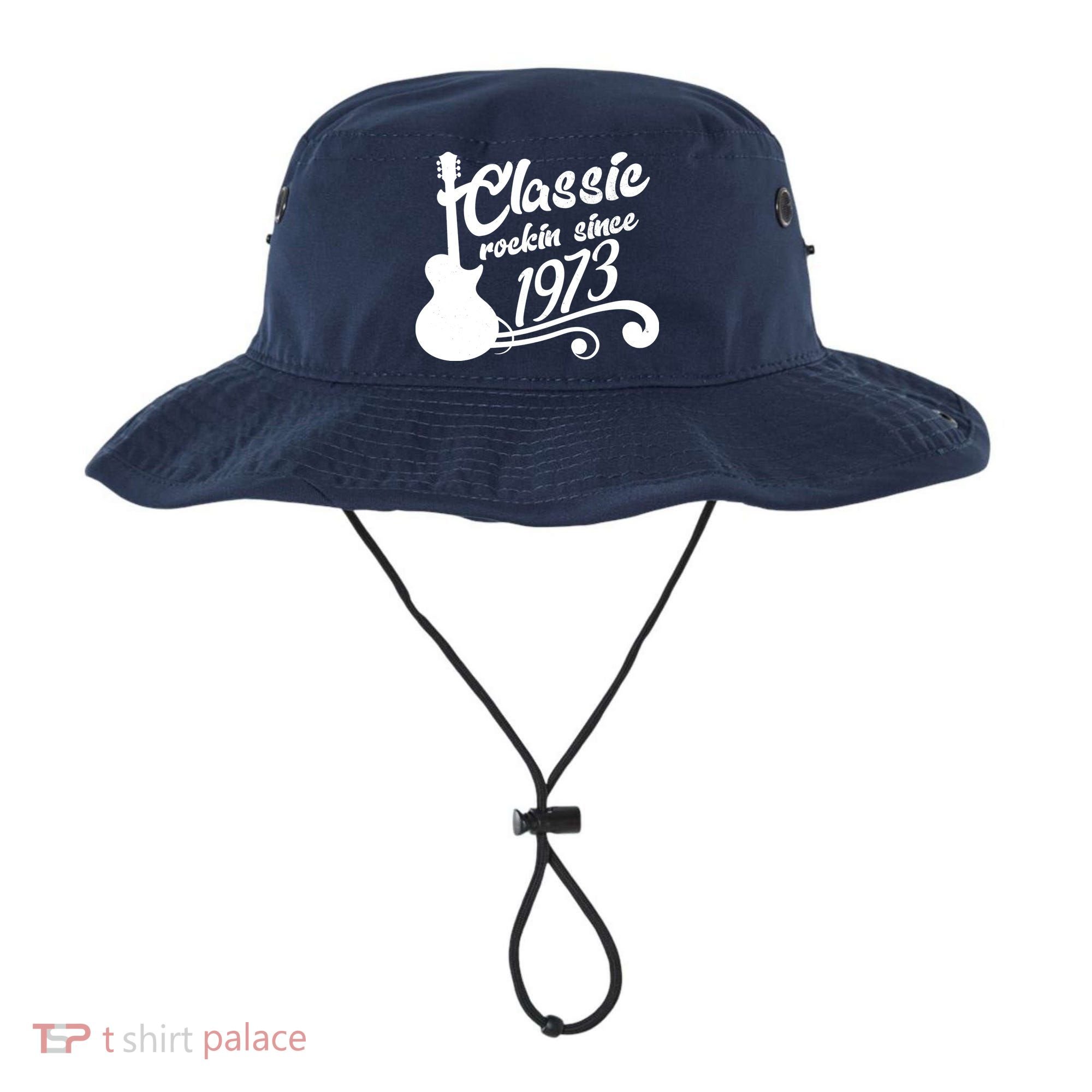 50th Birthday Classic Rockin Since 1973 Bucket Hat