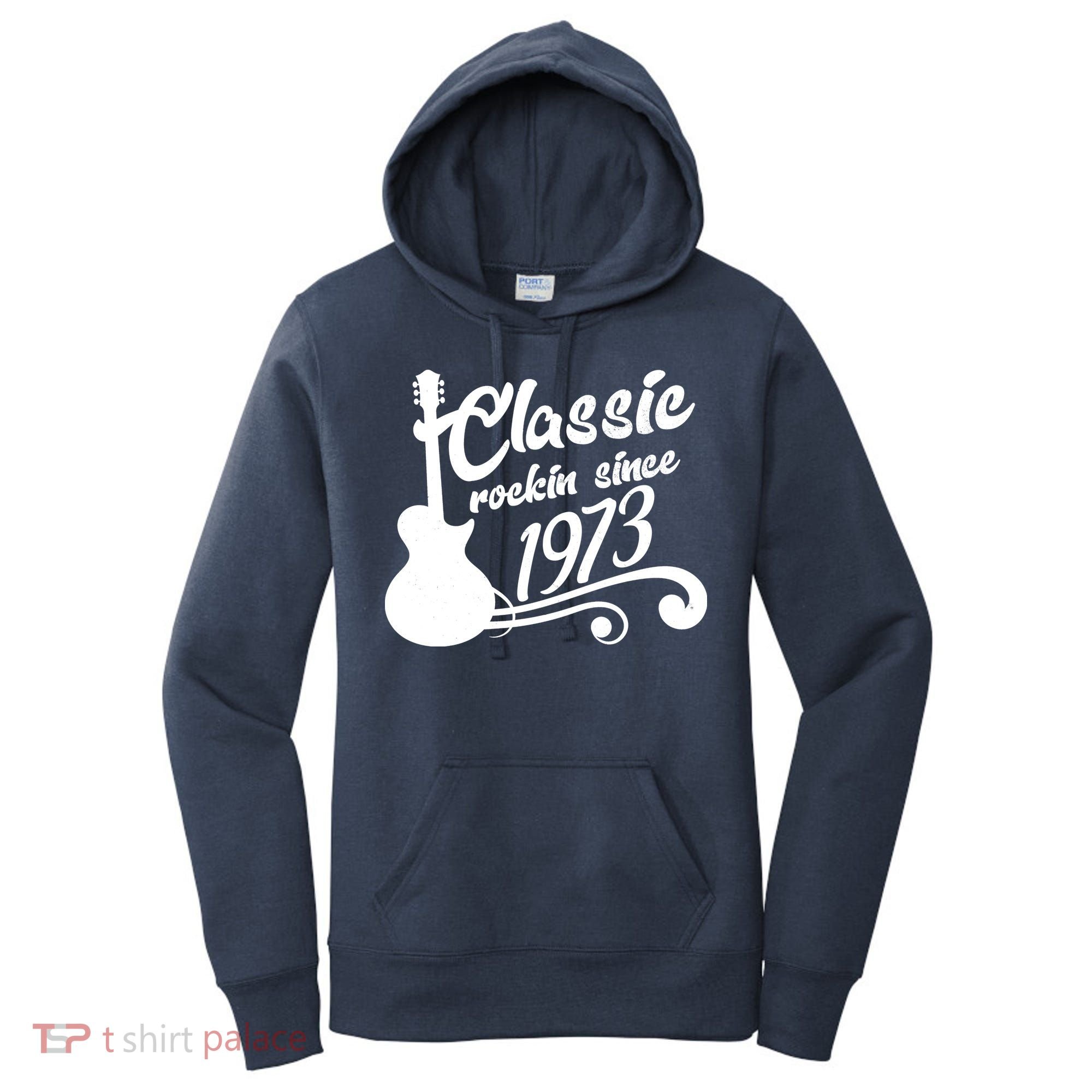 50th Birthday Classic Rockin Since 1973 Women's Hoodie