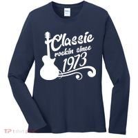 50th Birthday Classic Rockin Since 1973 Women's Long Sleeve Shirt thumb 0