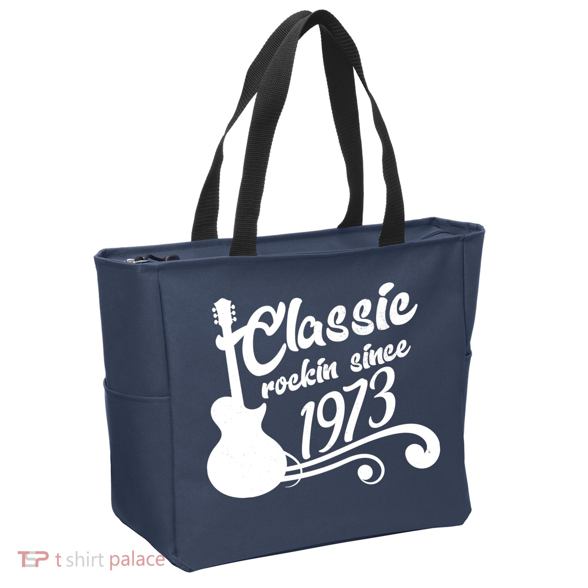 50th Birthday Classic Rockin Since 1973 Tote Bag