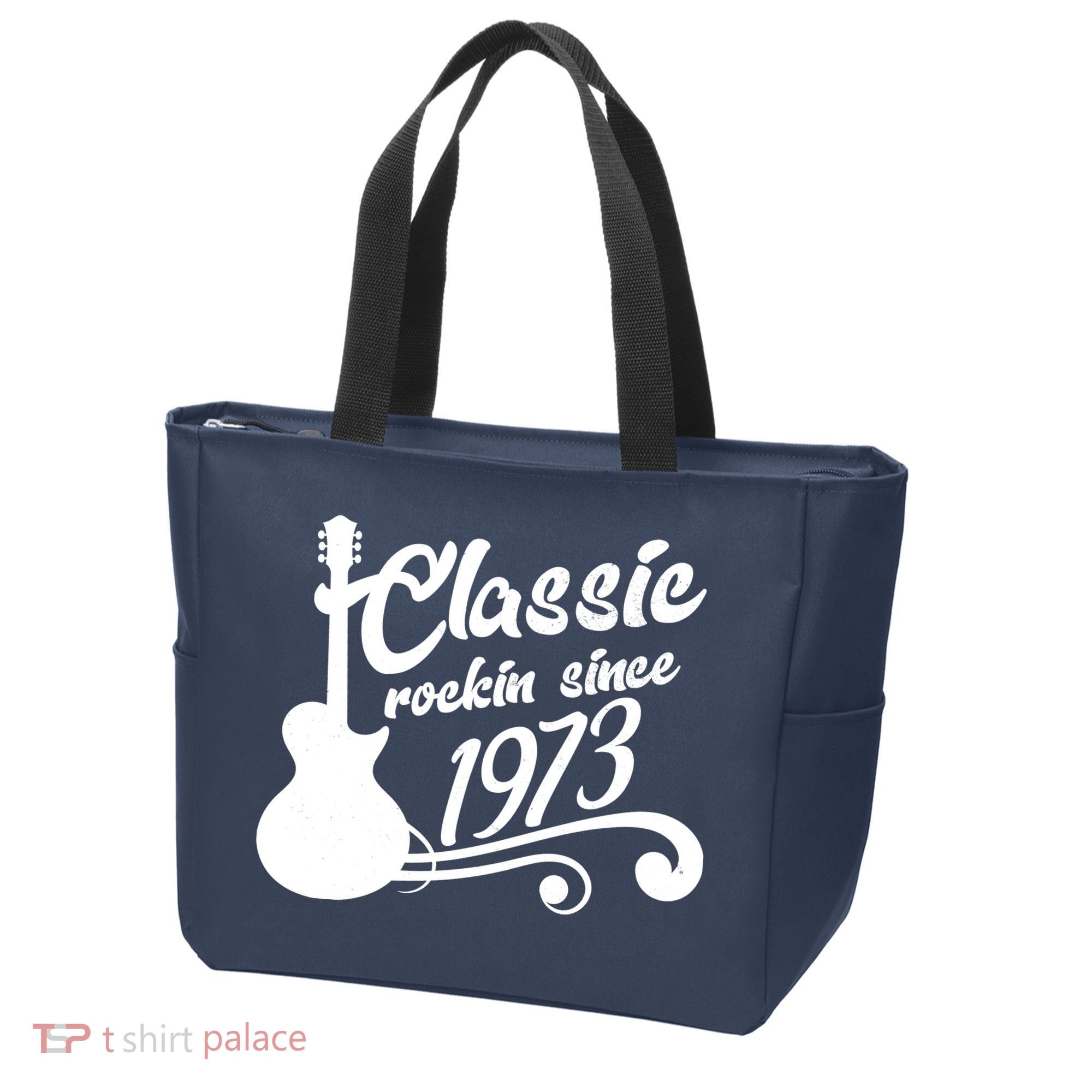 50th Birthday Classic Rockin Since 1973 Tote Bag