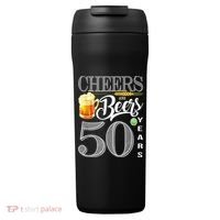 50th Birthday Cheers And Beers To 50 Years 24oz Duet Stainless Steel Tumbler thumb 0