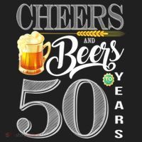 50th Birthday Cheers And Beers To 50 Years 24oz Duet Stainless Steel Tumbler thumb 2