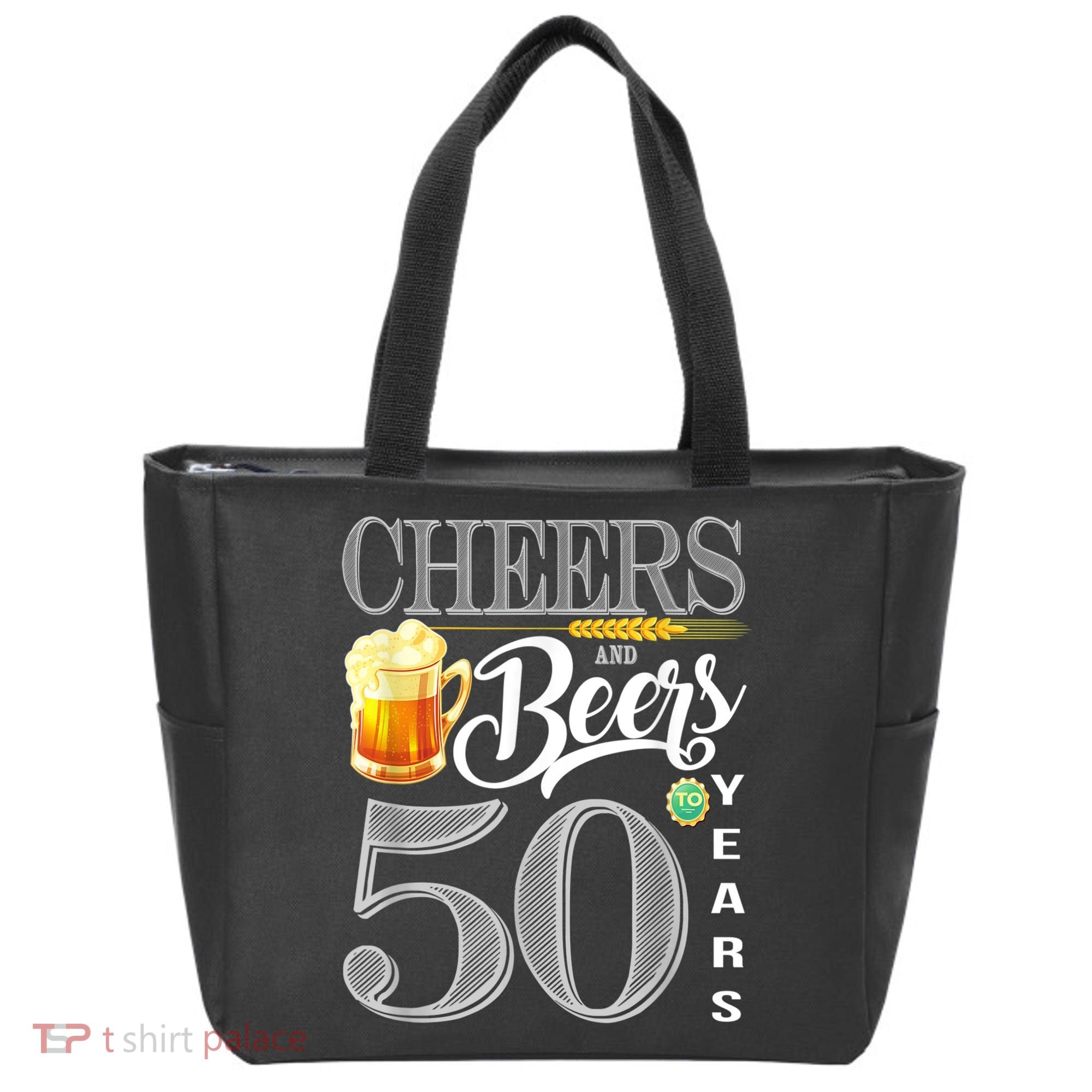 50th Birthday Cheers And Beers To 50 Years Tote Bag