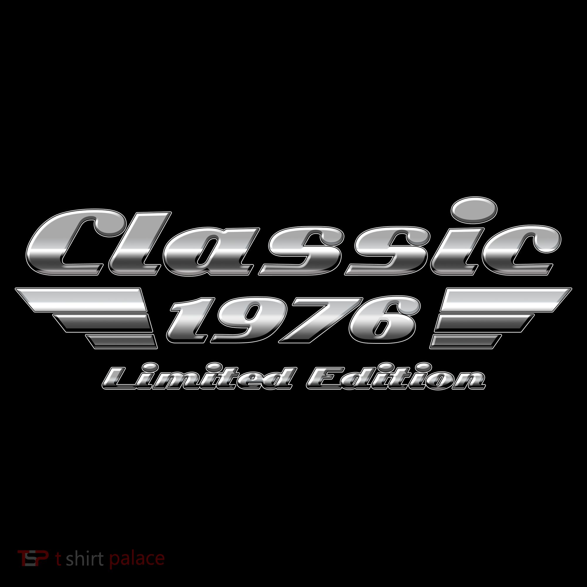 50th Birthday Classic 1976 Limited Edition Metallic Chrome Birthday Coffee Mug
