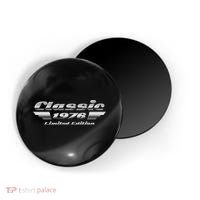 50th Birthday Classic 1976 Limited Edition Metallic Chrome Birthday Magnet thumb 0