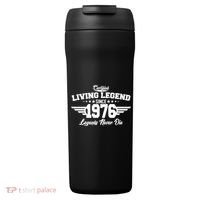 50th Birthday Certified Living Legend Since 1976 Legends Never Die 24oz Duet Stainless Steel Tumbler thumb 0