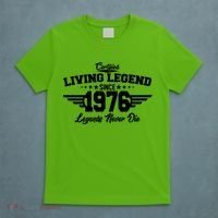 50th Birthday Certified Living Legend Since 1976 Legends Never Die T-Shirt thumb 5