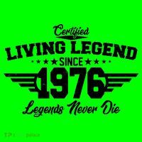 50th Birthday Certified Living Legend Since 1976 Legends Never Die Coaster thumb 2