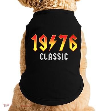 50th Birthday Classic 1976 Retro Rock Band Doggie Tank