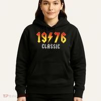 50th Birthday Classic 1976 Retro Rock Band Hoodie thumb 5