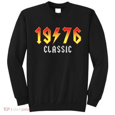 50th Birthday Classic 1976 Retro Rock Band Sweatshirt