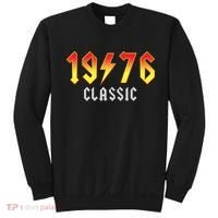 50th Birthday Classic 1976 Retro Rock Band Sweatshirt thumb 0