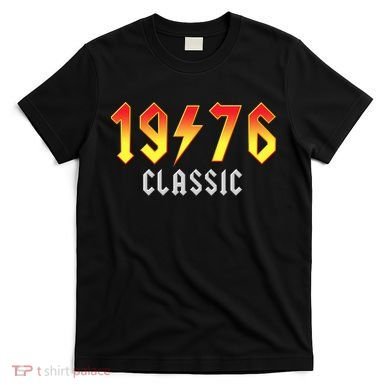 50th Birthday Classic 1976 Retro Rock Band T-Shirt