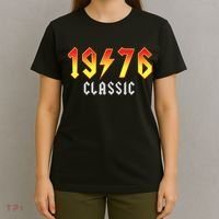 50th Birthday Classic 1976 Retro Rock Band T-Shirt thumb 4