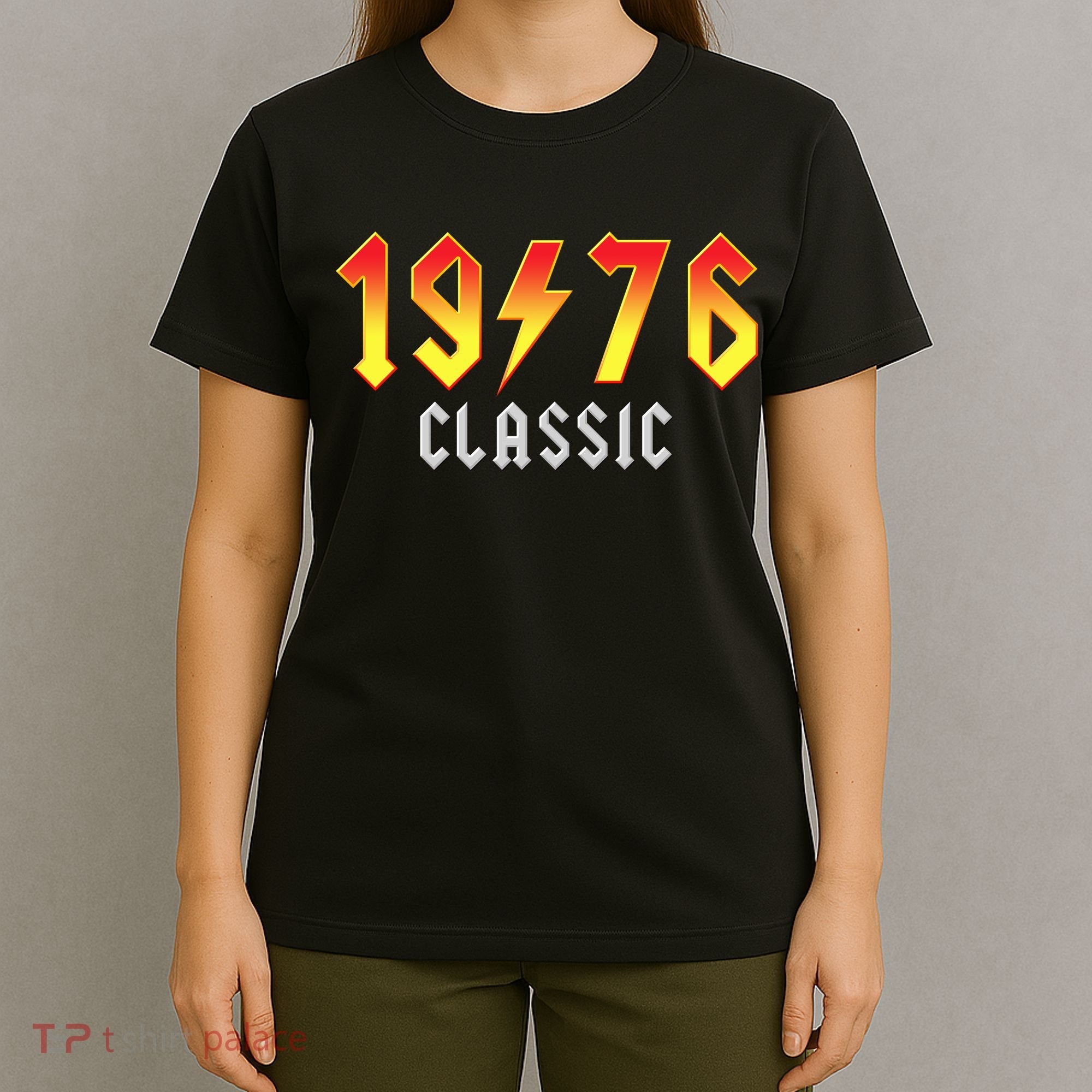 50th Birthday Classic 1976 Retro Rock Band T-Shirt
