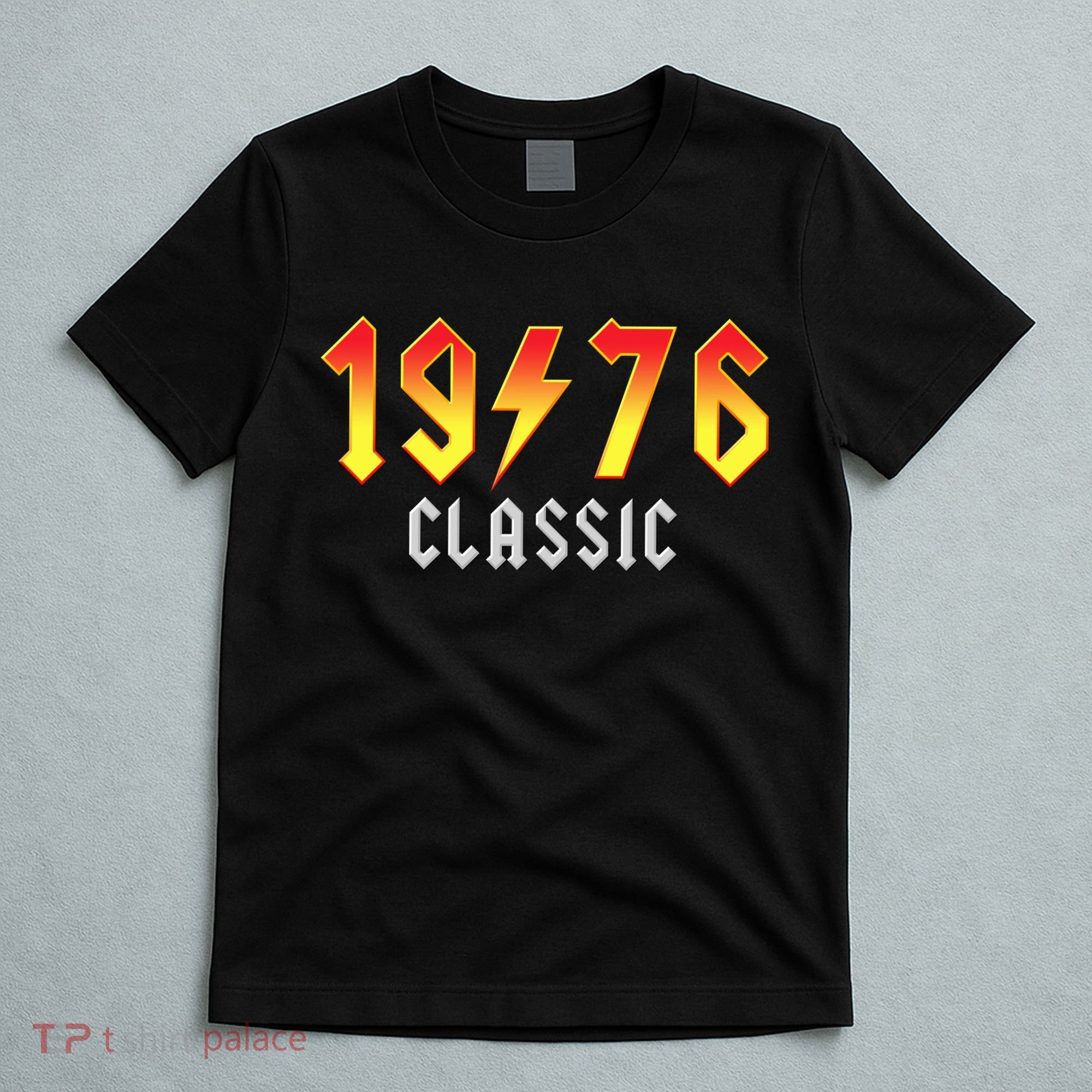 50th Birthday Classic 1976 Retro Rock Band T-Shirt