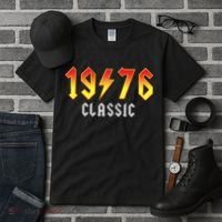 50th Birthday Classic 1976 Retro Rock Band Tall T-Shirt thumb 3