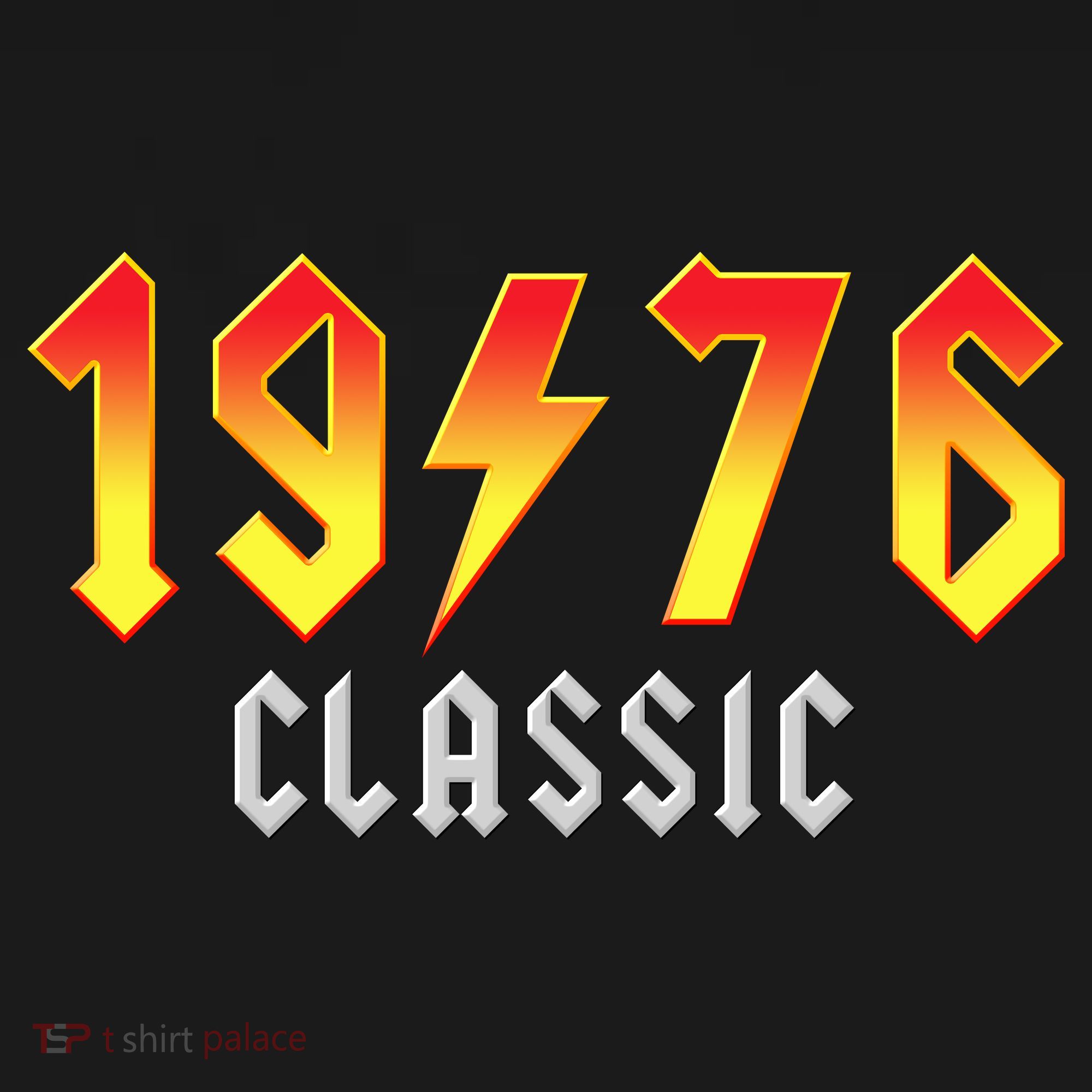 50th Birthday Classic 1976 Retro Rock Band Tall T-Shirt