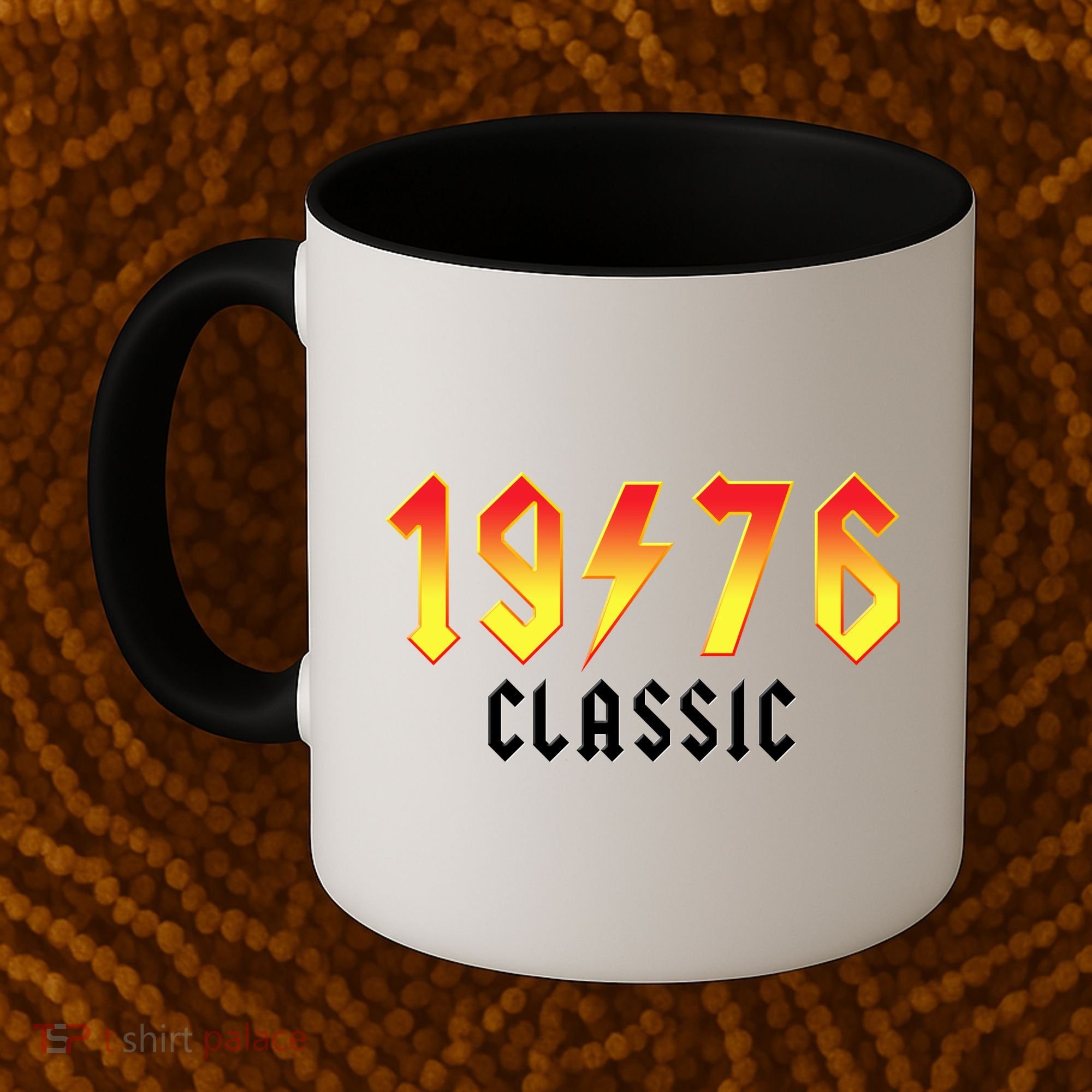 50th Birthday Classic 1976 Retro Rock Band Coffee Mug
