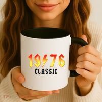 50th Birthday Classic 1976 Retro Rock Band Coffee Mug thumb 3