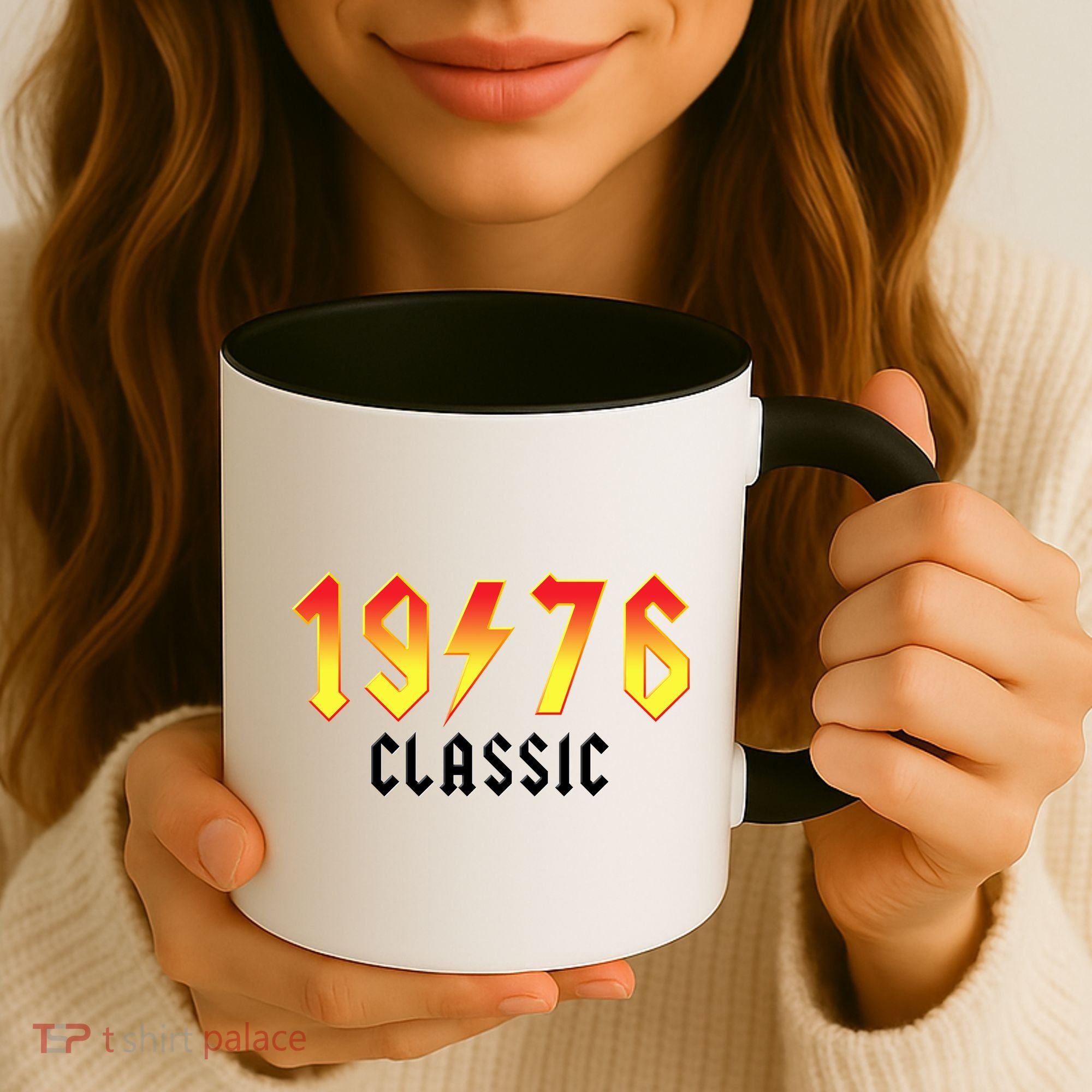 50th Birthday Classic 1976 Retro Rock Band Coffee Mug