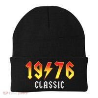 50th Birthday Classic 1976 Retro Rock Band Beanie thumb 0