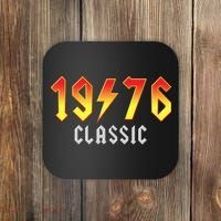 50th Birthday Classic 1976 Retro Rock Band Coaster thumb 0