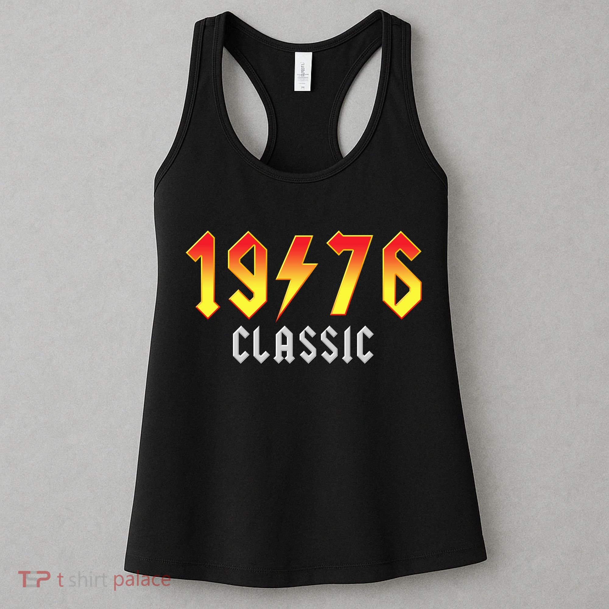 50th Birthday Classic 1976 Retro Rock Band Women's Tank Top