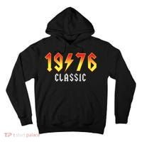 50th Birthday Classic 1976 Retro Rock Band Tall Hoodie thumb 0