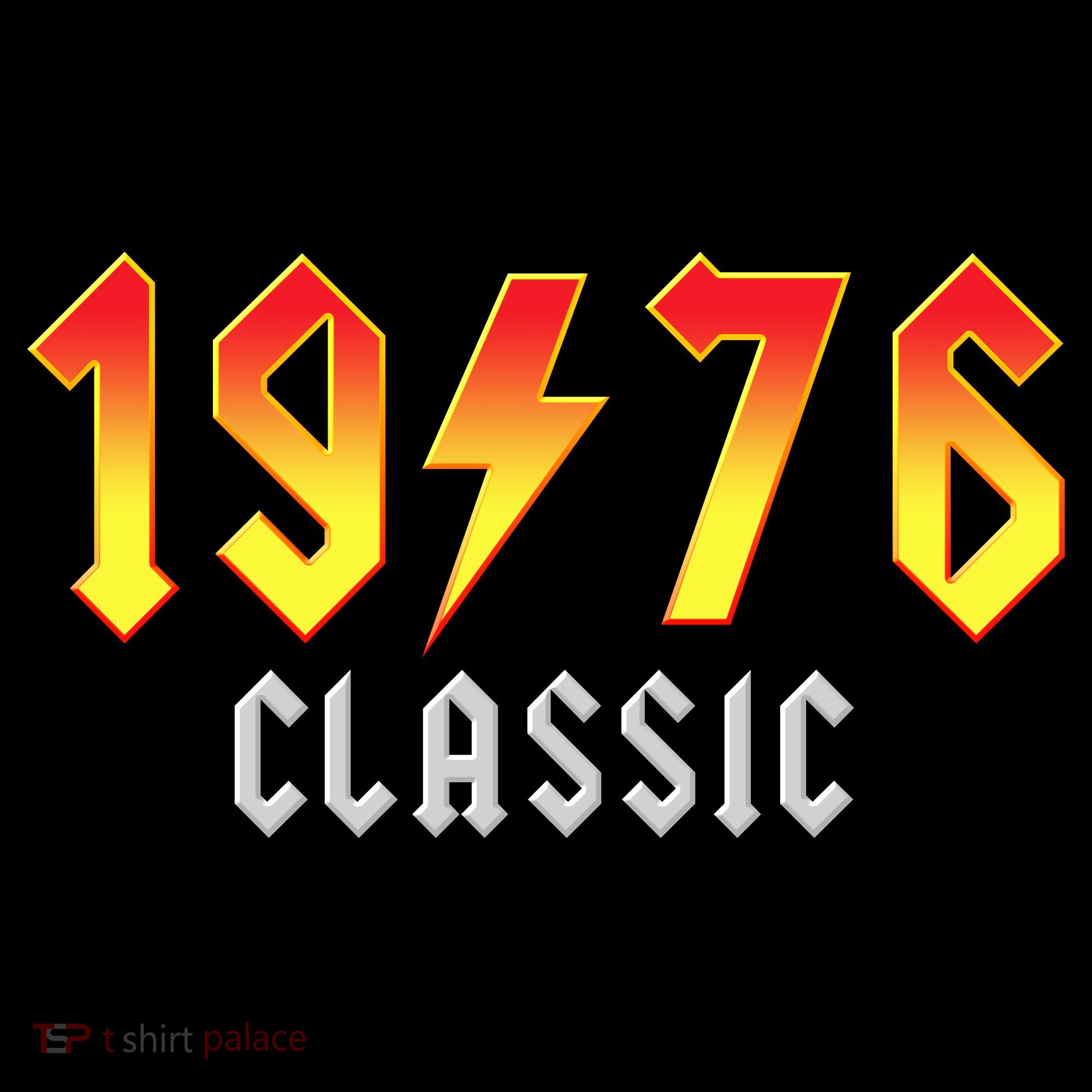 50th Birthday Classic 1976 Retro Rock Band Tall Hoodie