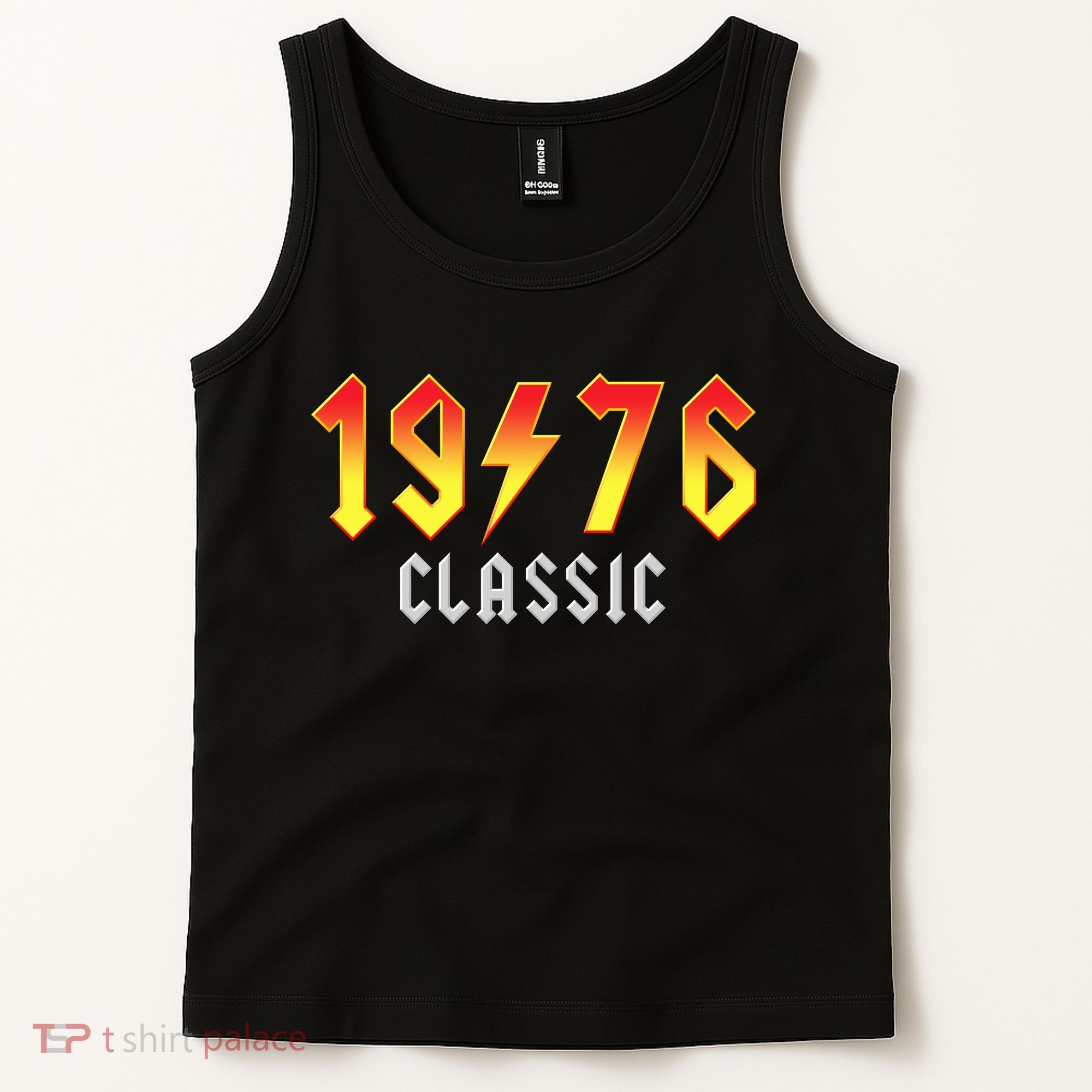 50th Birthday Classic 1976 Retro Rock Band Tank Top
