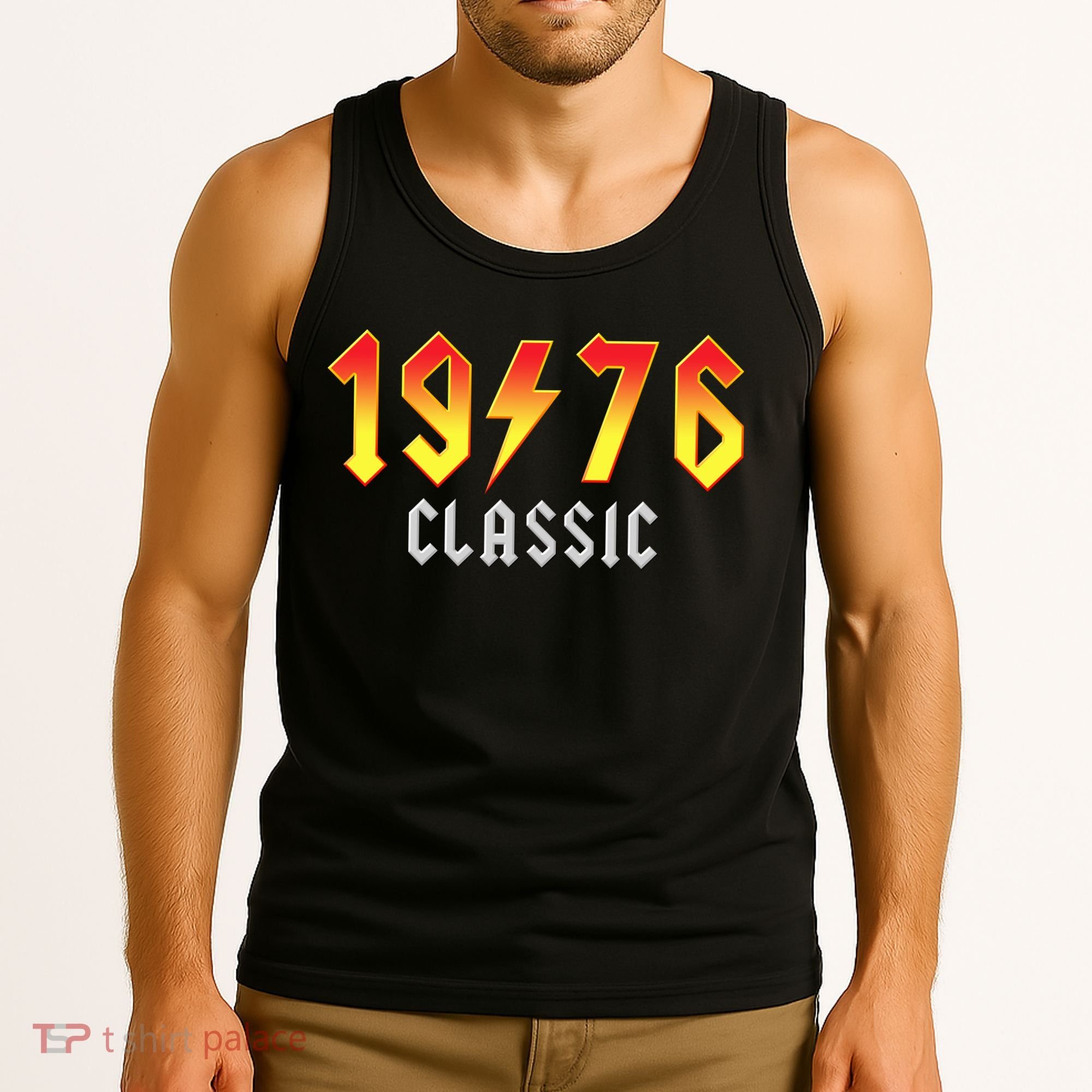 50th Birthday Classic 1976 Retro Rock Band Tank Top