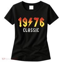 50th Birthday Classic 1976 Retro Rock Band Women's T-Shirt thumb 0
