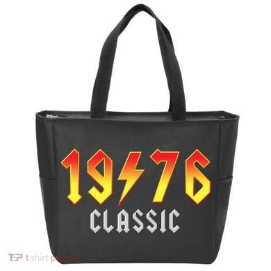 50th Birthday Classic 1976 Retro Rock Band Tote Bag