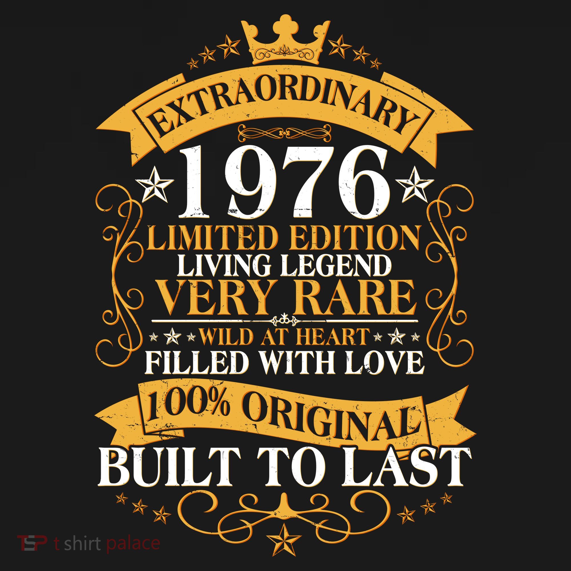 50th Birthday Extraordinary 1976 Limited Edition Living Legend Very Rare  Sweatshirt