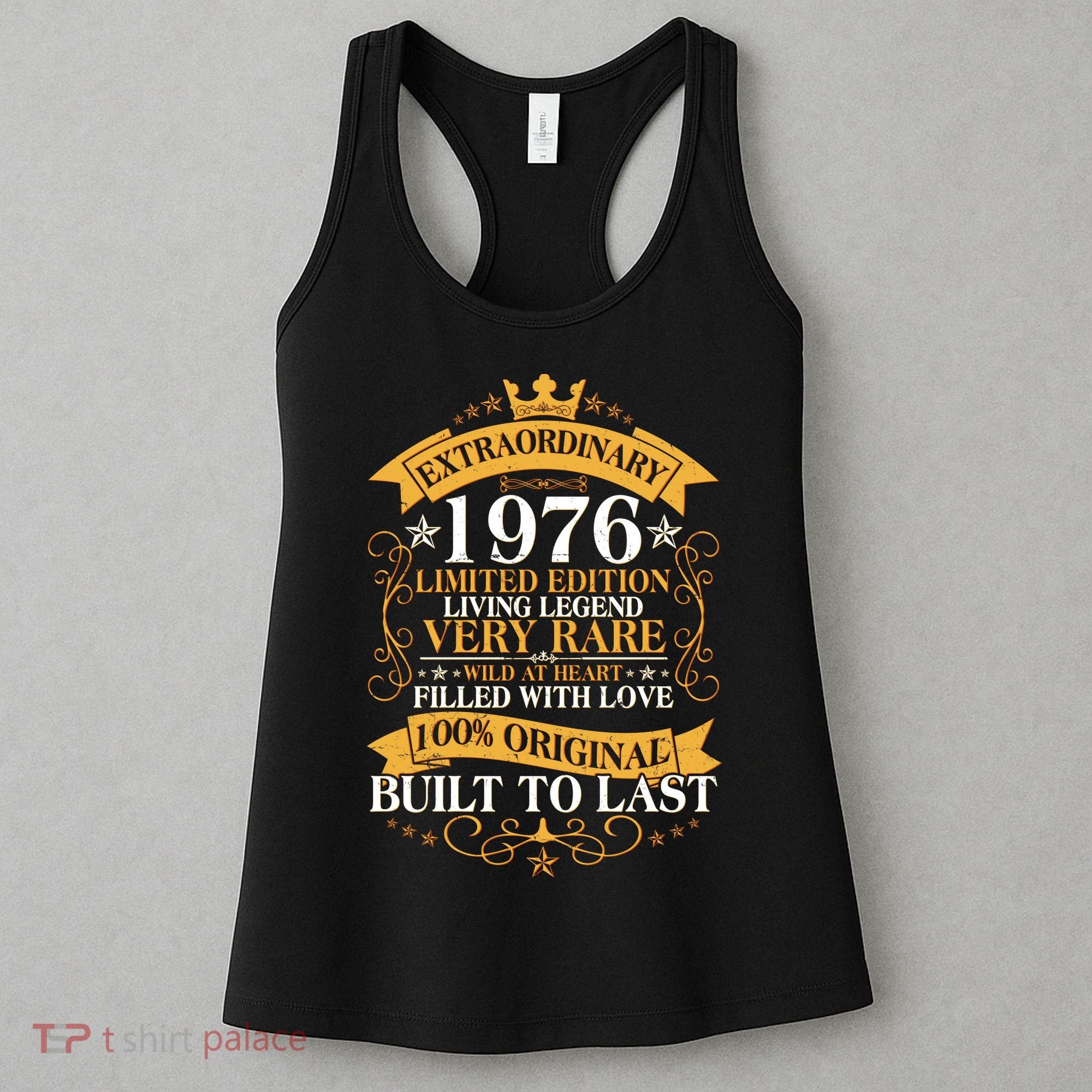 50th Birthday Extraordinary 1976 Limited Edition Living Legend Very Rare  Women's Tank Top