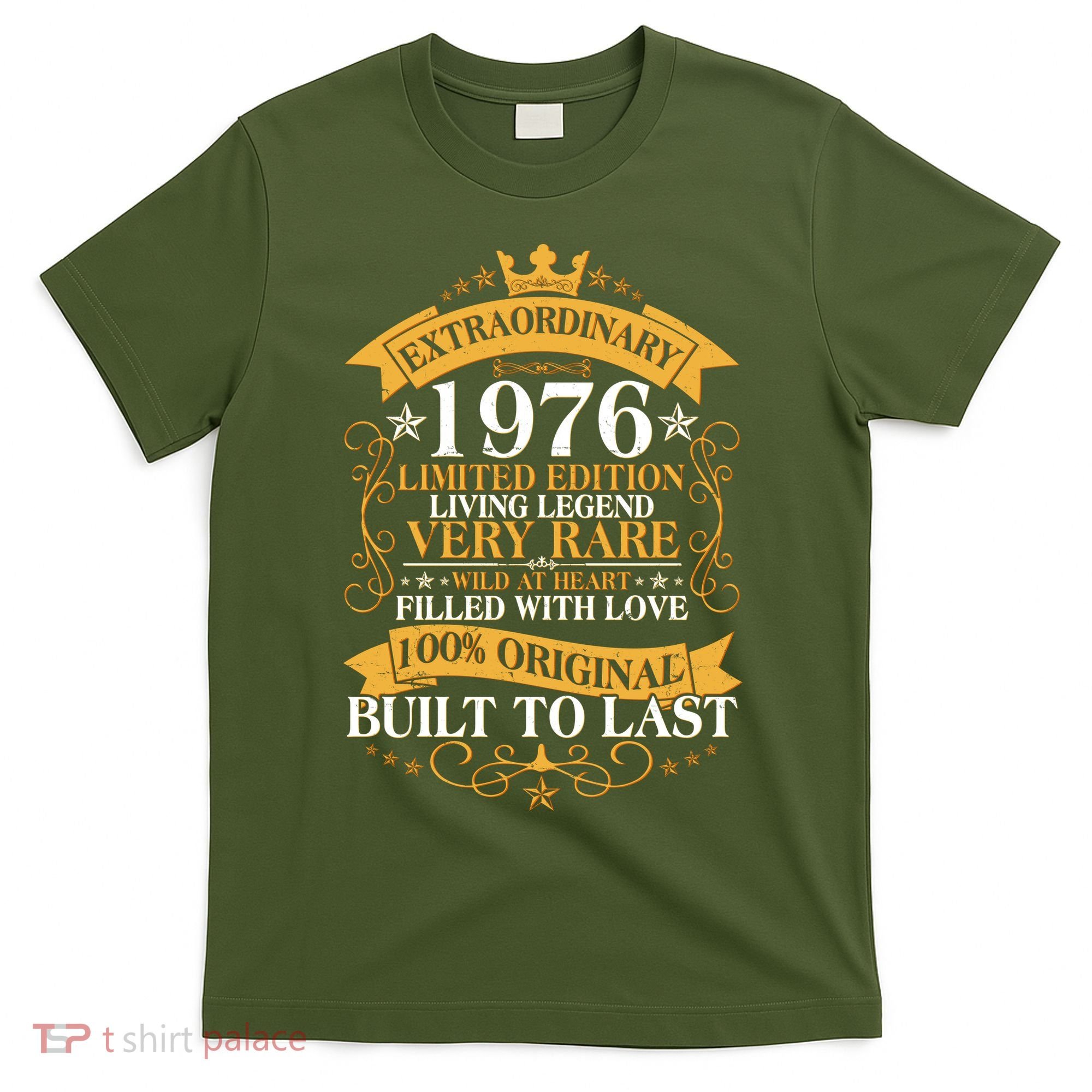 50th Birthday Extraordinary 1976 Limited Edition Living Legend Very Rare  T-Shirt
