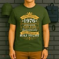50th Birthday Extraordinary 1976 Limited Edition Living Legend Very Rare  T-Shirt thumb 6