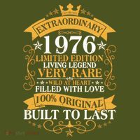 50th Birthday Extraordinary 1976 Limited Edition Living Legend Very Rare  T-Shirt thumb 7
