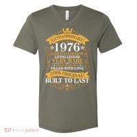 50th Birthday Extraordinary 1976 Limited Edition Living Legend Very Rare  V-Neck T-Shirt thumb 0