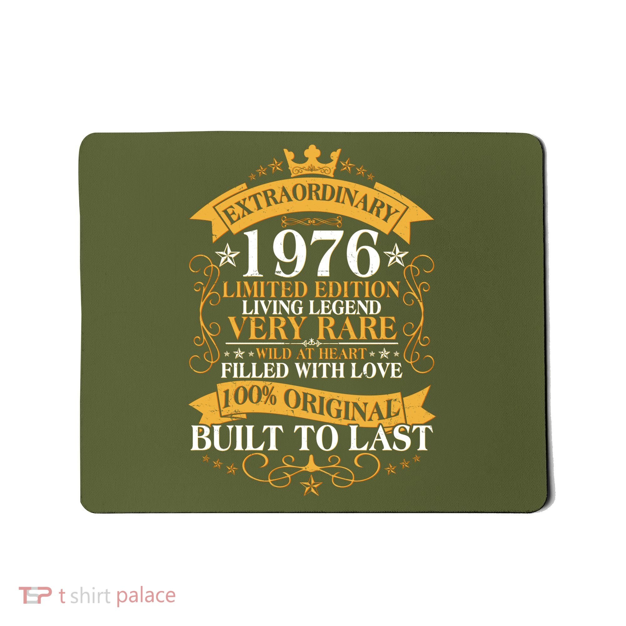 50th Birthday Extraordinary 1976 Limited Edition Living Legend Very Rare  Mousepad