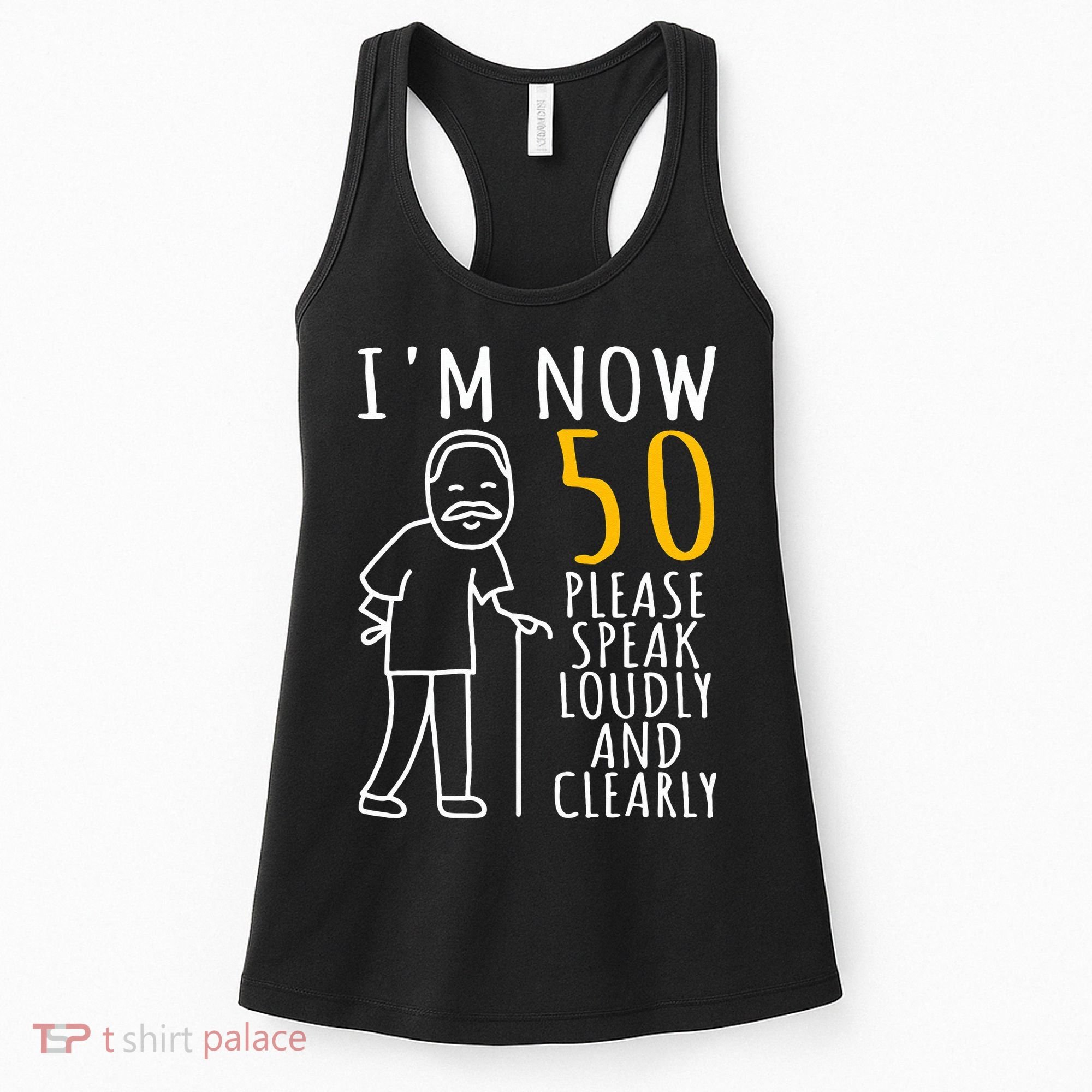 50th Birthday For Him I'm Now 50 Years Old Cool BDay Women's Tank Top